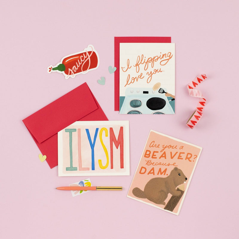 Because Dam | Funny Love Card - Needle and Grain