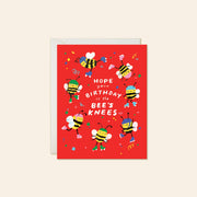 Bee’s Knees Birthday Card – Funny Bee Pun Birthday Card - Needle and Grain