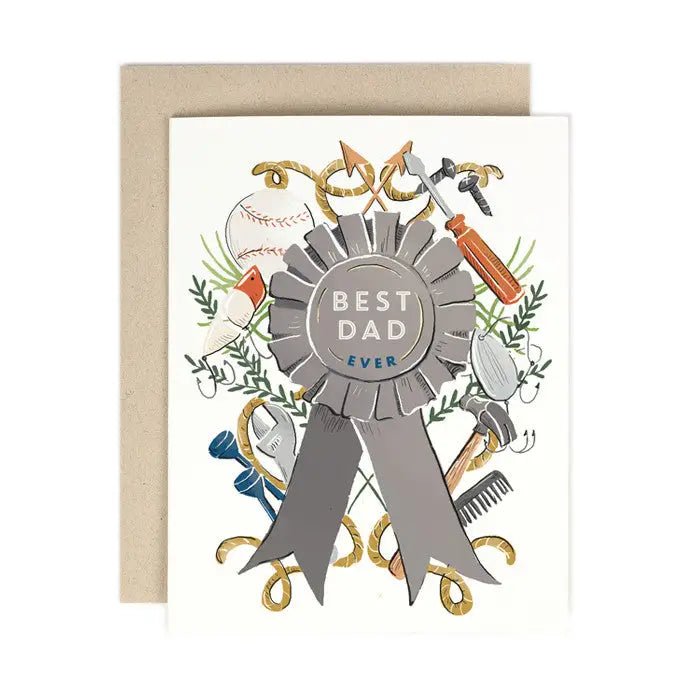 Best Dad Ever Card - Needle and Grain
