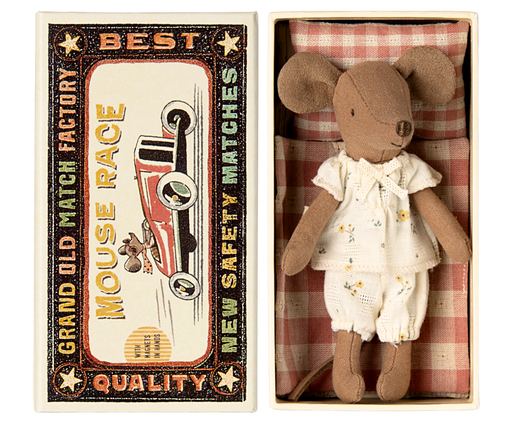 Big Sister Mouse in Matchbox - Needle and Grain