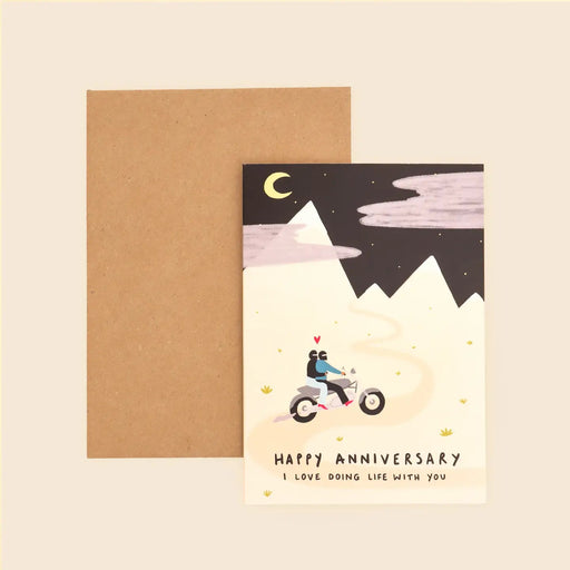 Bikers Anniversary Card - Needle and Grain