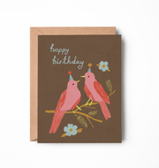 Bird Lovers' Birthday Card - Needle and Grain