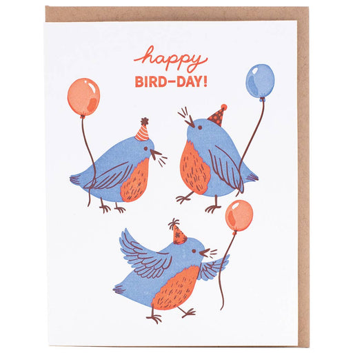 Birds & Balloons Birthday Card - Needle and Grain