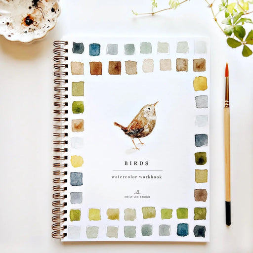 Birds Watercolor Workbook - Needle and Grain