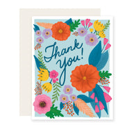 Bright Floral Thank You - Needle and Grain