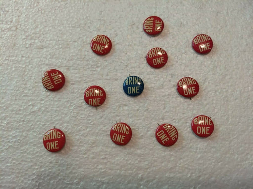 "Bring One" Vintage Pin - Needle and Grain