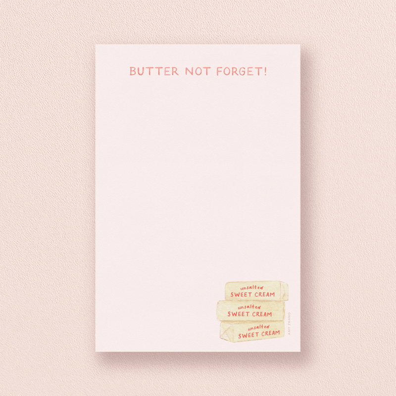 Butter Not Forget Grocery Notepad - Needle and Grain