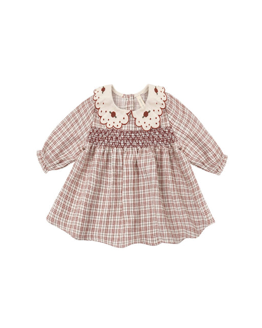 Callie Dress in Christmas Plaid - Needle and Grain