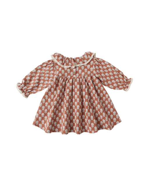 Callie Dress in Holiday Fleur - Needle and Grain