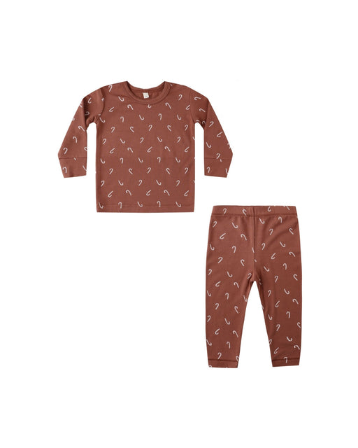 Candy Canes Bamboo Pajama Set - Needle and Grain