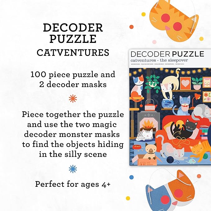 Catventures Decoder Puzzle - 100 Piece