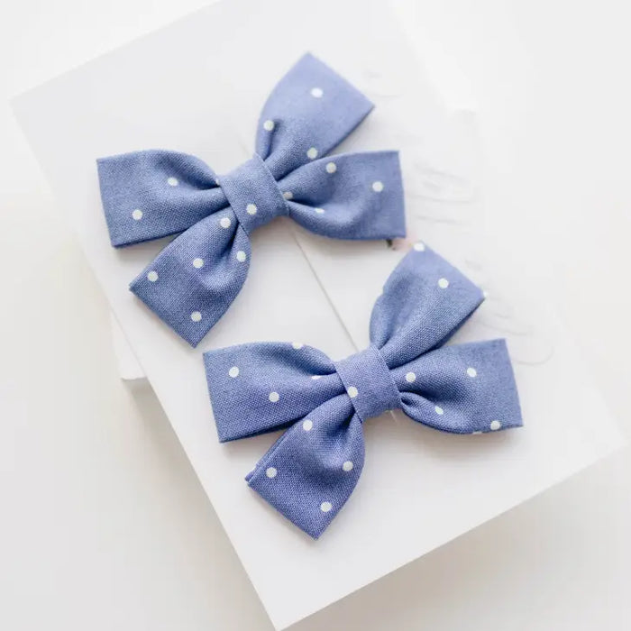 Pigtail Hair Bow Set