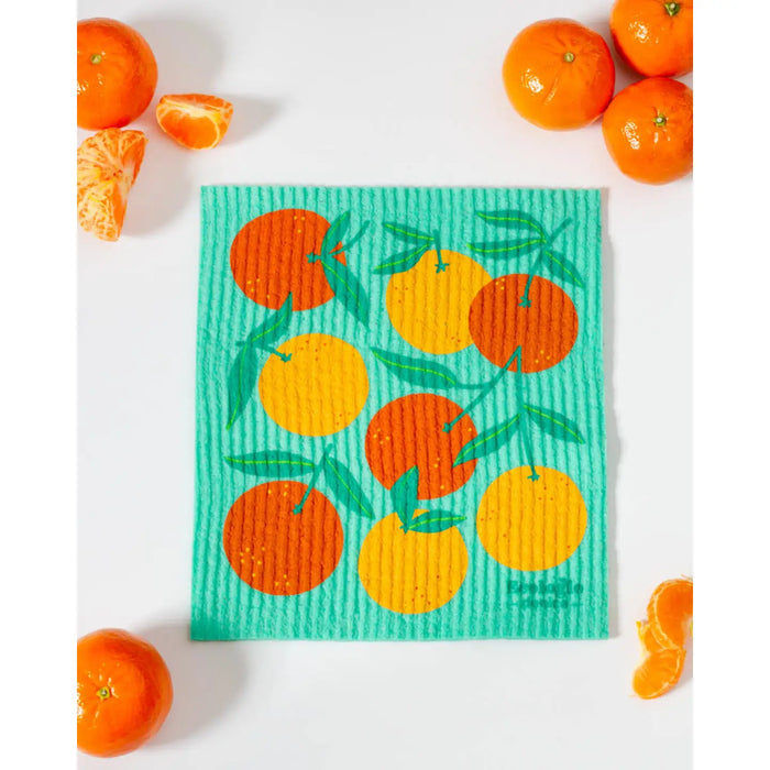 Swedish Dish Cloth - Oranges