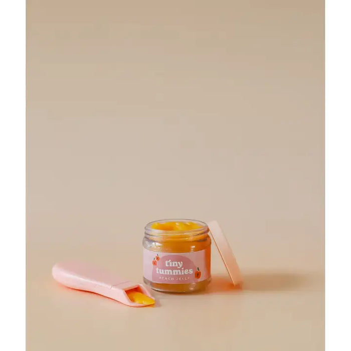 Tiny Tummies - Peach Jelly Food Jar and Spoon