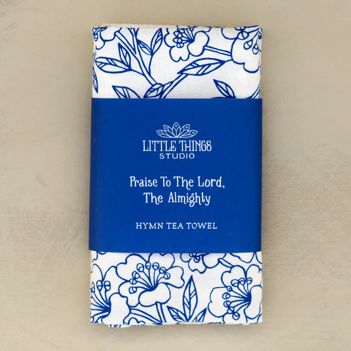 Praise to the Lord Hymn Tea Towel