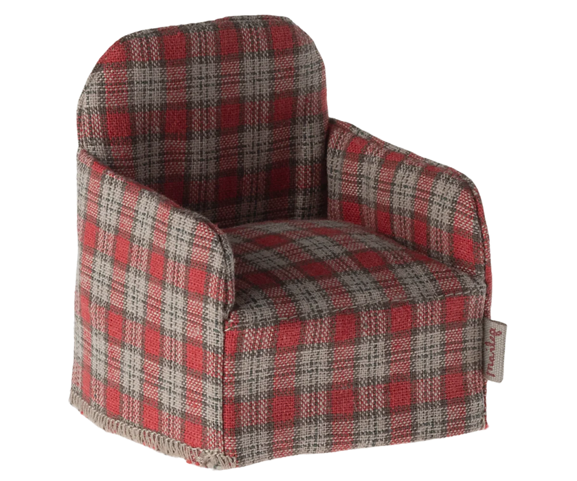 Chair, Mouse-Red Checker