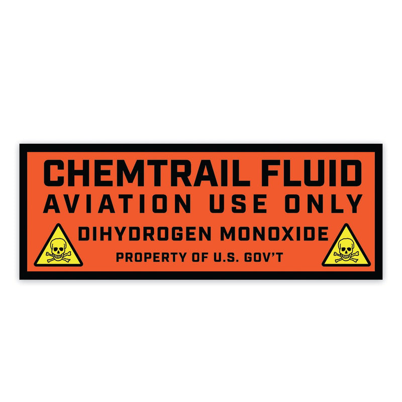 Chemtrail Fluid Sticker - Needle and Grain