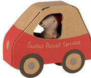 Christmas Postal Service Mouse, Little Sister - Needle and Grain