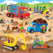 Construction Site 25 Piece Floor Puzzle - Needle and Grain