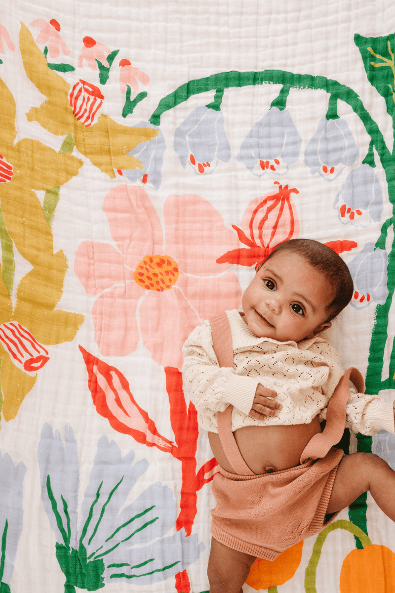 Cottage Garden Muslin Quilt - Needle and Grain