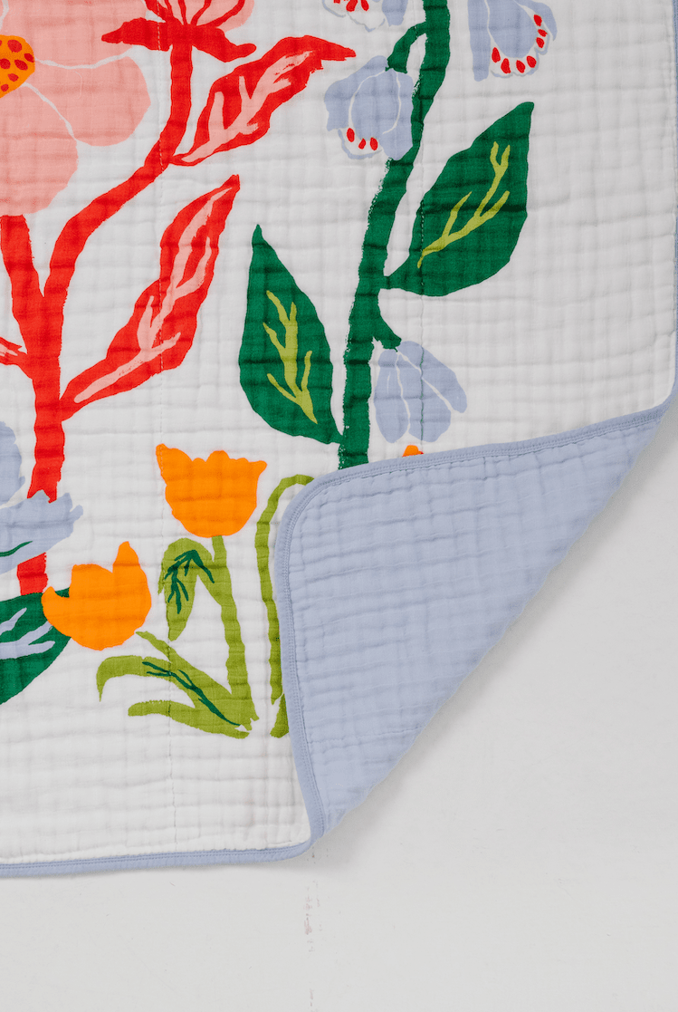 Cottage Garden Muslin Quilt - Needle and Grain