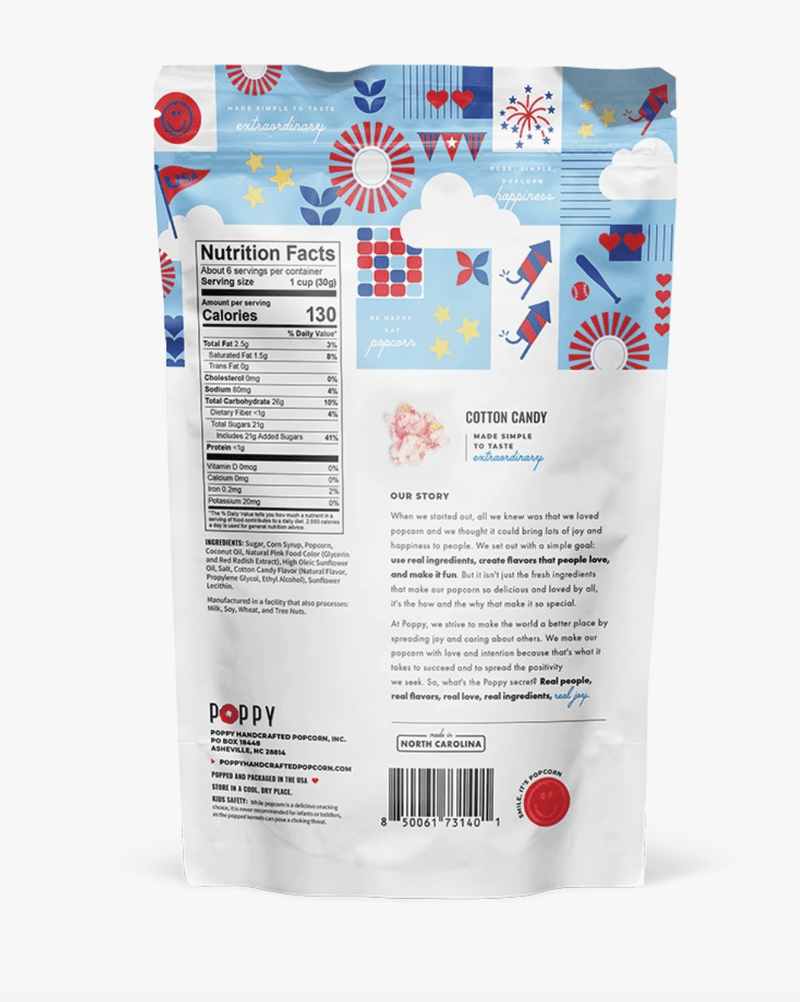 Cotton Candy Popcorn - Needle and Grain