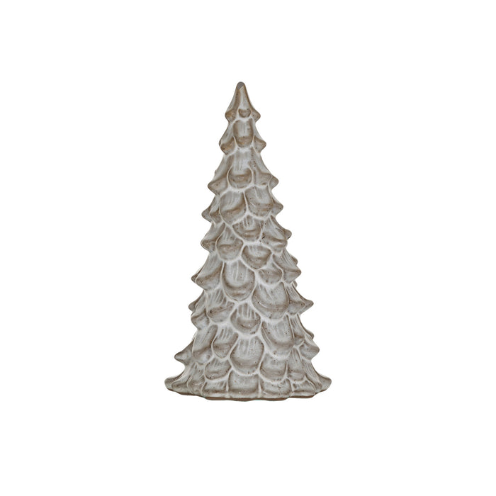 Cream Reactive Glaze Stoneware Tree