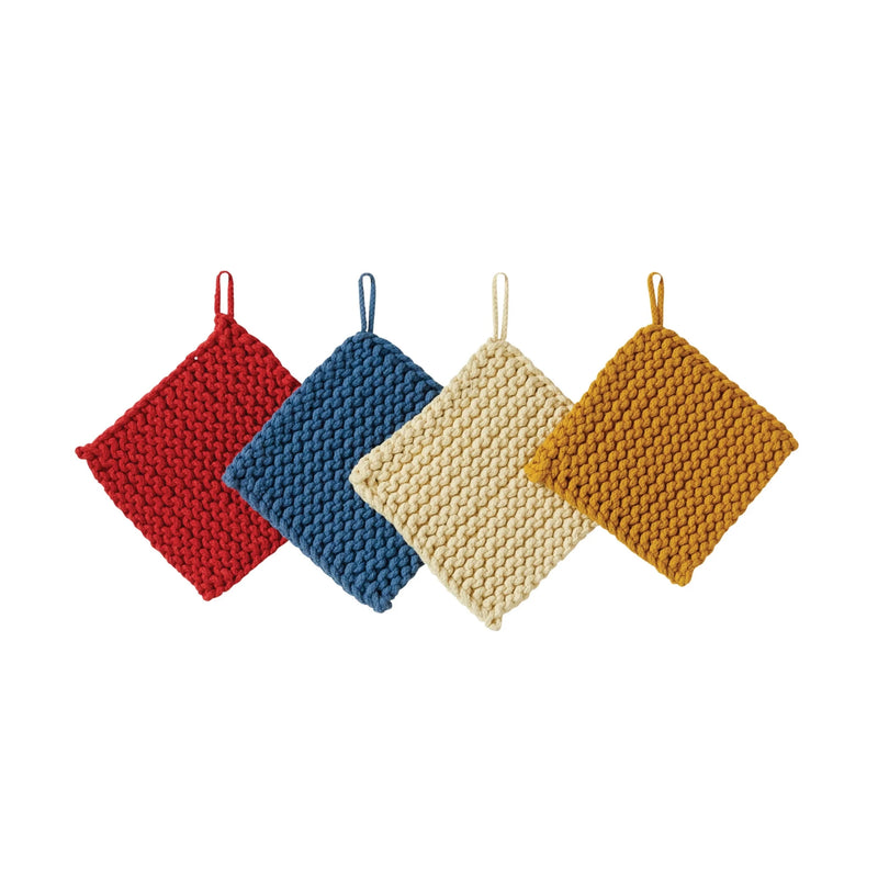 Crocheted Pot Holders - Needle and Grain