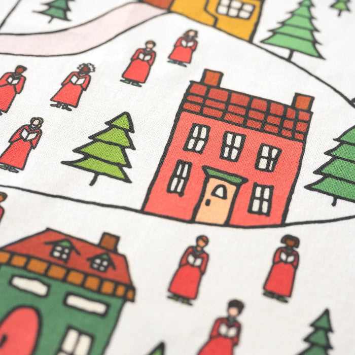 Go Tell It On the Mountain Christmas Tea Towel