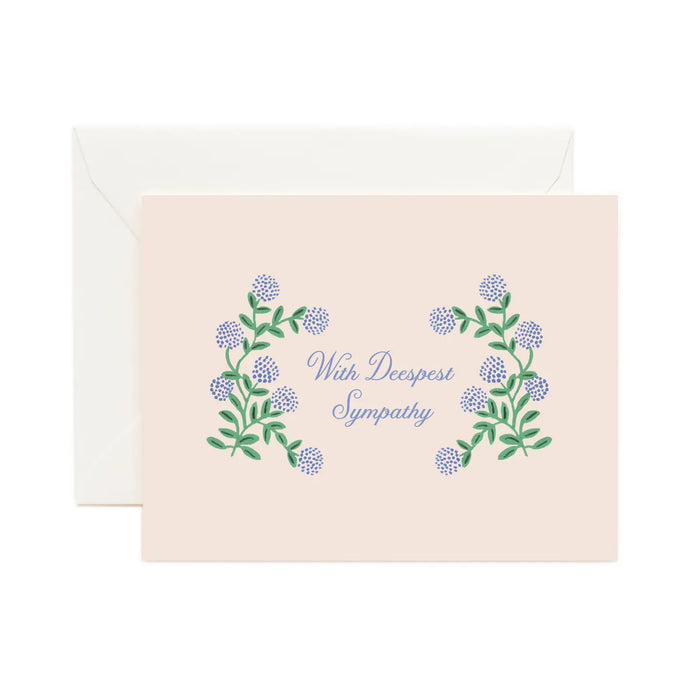 Hydrangea Sympathy Card