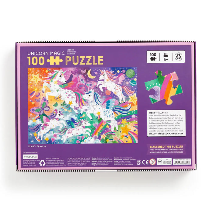 Unicorn Magic 100 Piece Puzzle