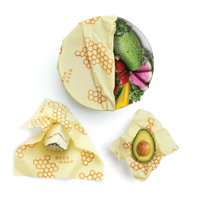 3 Pack Assorted Size Wraps (S, M, L) - Honeycomb Print