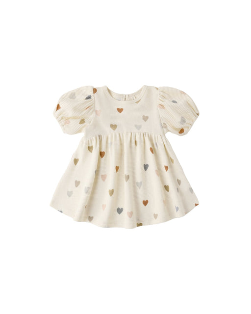Darla Dress in Confetti Hearts - Needle and Grain