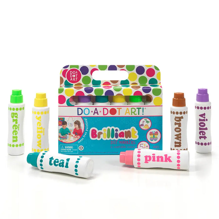 Brilliant 6 Pack Dot Markers