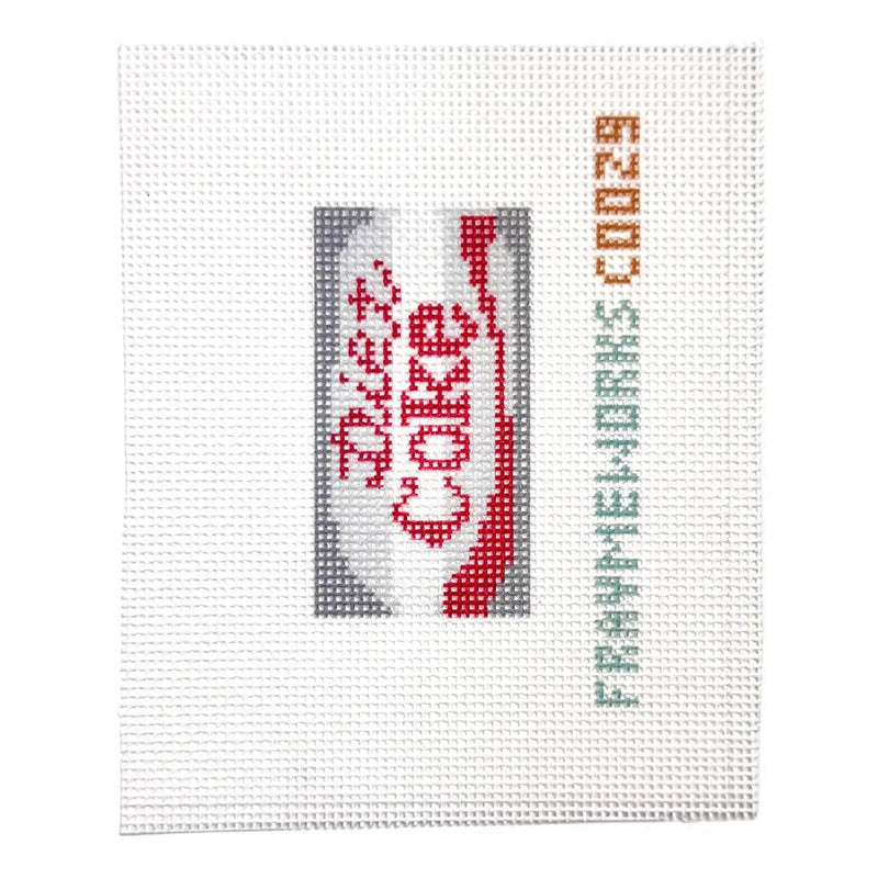 Diet Coke Needlepoint Canvas - Needle and Grain