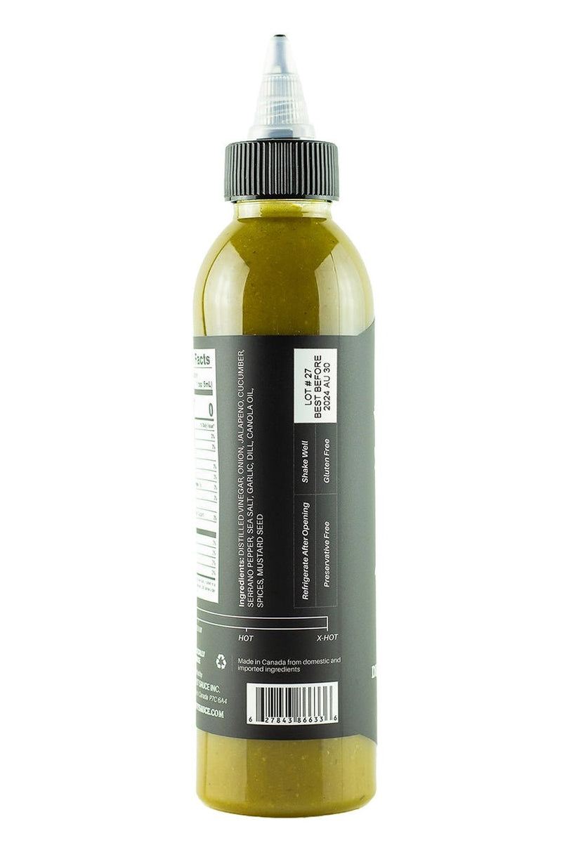 Dill Pickle Serrano Hot Sauce | Heartbeat Hot Sauce - Needle and Grain