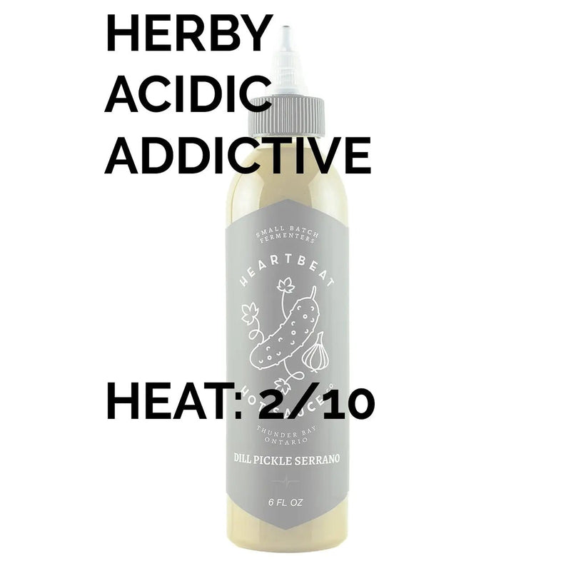 Dill Pickle Serrano Hot Sauce | Heartbeat Hot Sauce - Needle and Grain