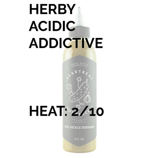 Dill Pickle Serrano Hot Sauce | Heartbeat Hot Sauce - Needle and Grain