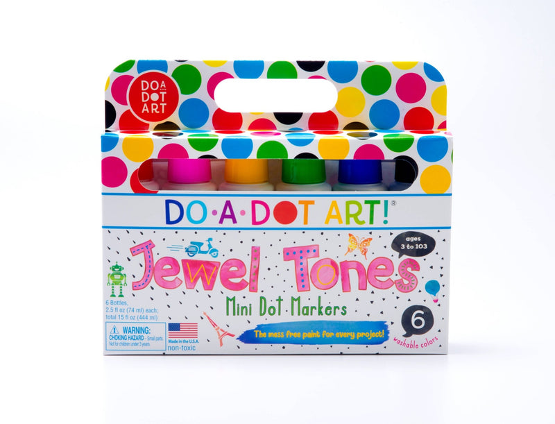 Do A Dot Art! Jewel Tones Mini Dot Marker - Made in the USA - Needle and Grain