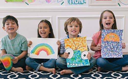 Do A Dot Art! Rainbow Dot Markers - Needle and Grain