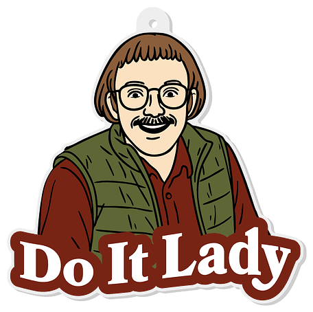 Do It Lady Ornament - Needle and Grain