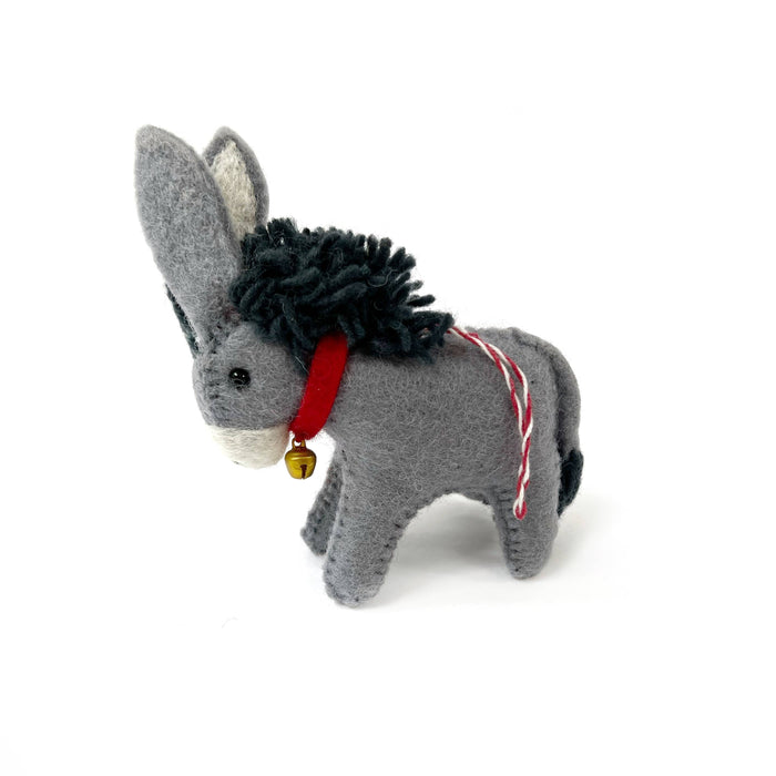 Donkey Felt Ornament