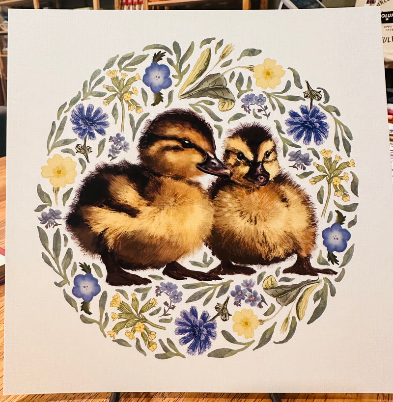 Baby Duck Art Print