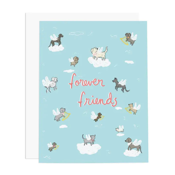 Forever Friends Dog Heaven Greeting Card