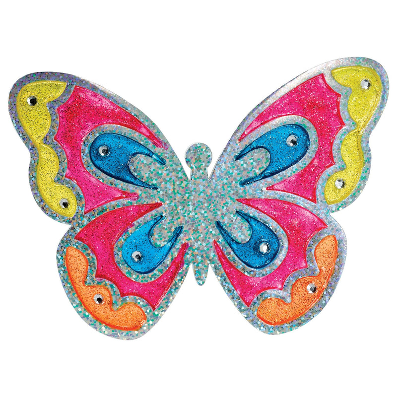 Easy Sparkle Window Art Mini Kit Craft Kit for Kids - Needle and Grain