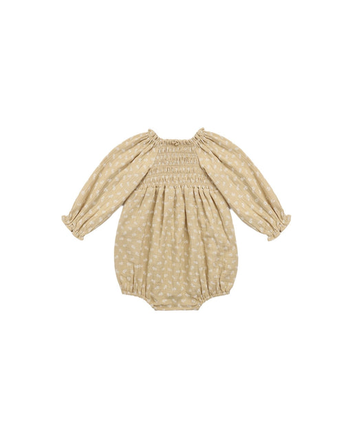Eden Romper in Butterscotch Floral - Needle and Grain