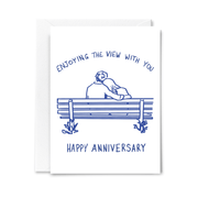 Enjoying The View With You Anniversary Card - Needle and Grain