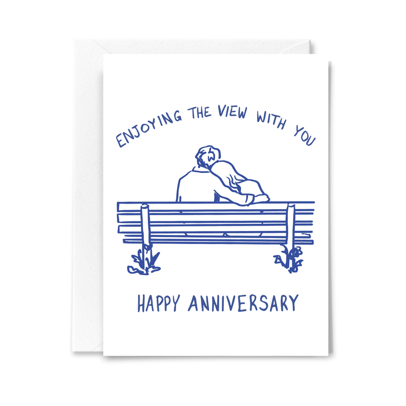 Enjoying The View With You Anniversary Card - Needle and Grain