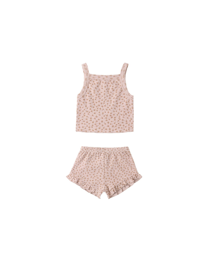Evie Tank + Shortie Set in Posy - Needle and Grain
