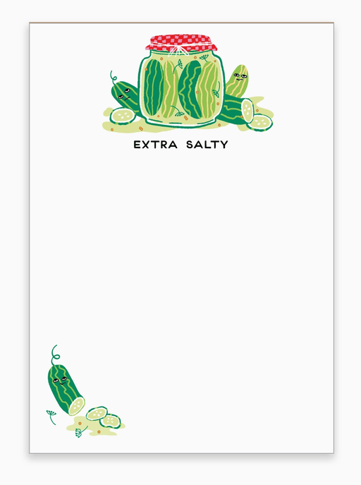"Extra Salty" Pickle Notepad - Needle and Grain